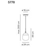 Vibia Tempo 24 lampe a suspension