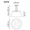 Vibia Wind 64 lampe a suspension