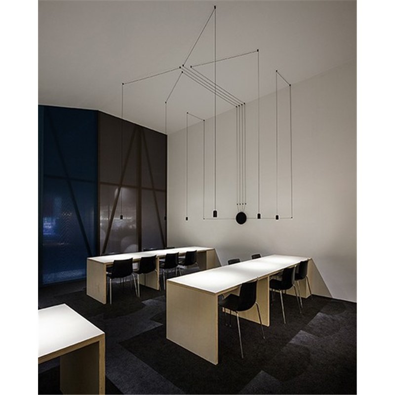 Vibia Wireflow Free-Form Straight - suspension lamp