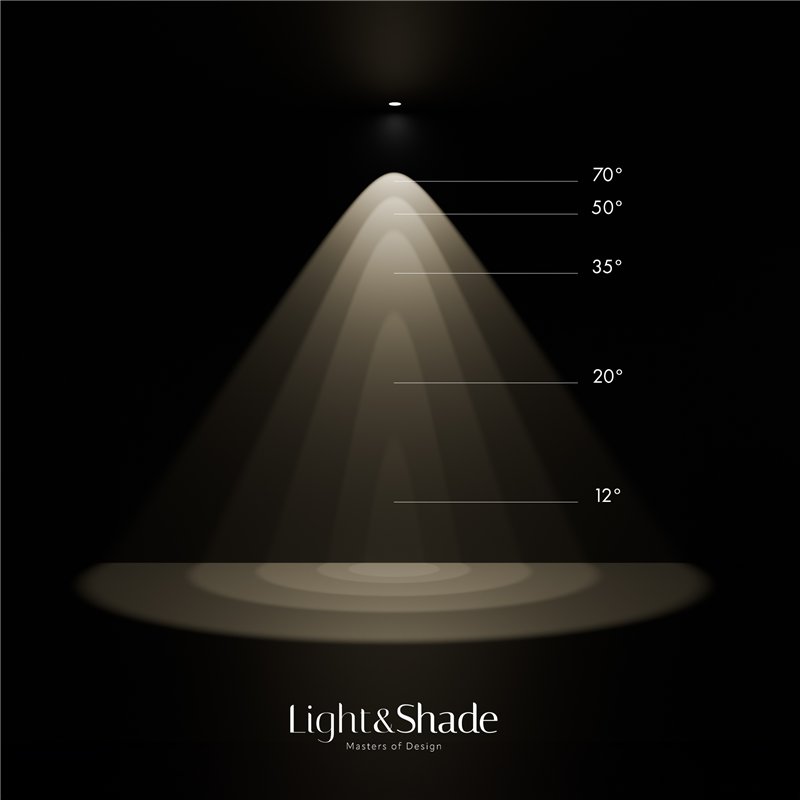 Modular Smart lotis 160 diffuse IP55 LED GE Inbouwspot