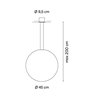 Vibia Circus solo Ø 45 cm - 0187 lampe a suspension