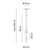 Vibia Flamingo mini Ø 9 cm - 1580 lampe a suspension