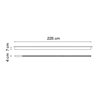 Vibia Offset Flat Diffuser 225 cm - 1757 plafonnier