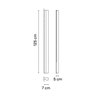 Vibia Offset Colour Mood Grazer 125 cm Right - 1760 ceiling lamp