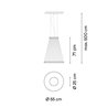 Vibia Array Ø 55 cm - 71 cm - 1850 suspension lamp