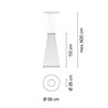 Vibia Array Ø 55 cm - 112 cm - 1855 Hängelampe