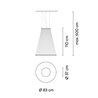 Vibia Array Ø 83 cm - 110 cm - 1865 Hängelampe