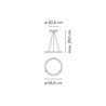 Vibia Halo circular 1x Ø 55,5 cm - 2330 Hängelampe