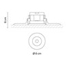 Vibia Circle Trimless Medium Ø 6 cm - 3313 Einbauspot