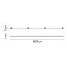 Vibia Line Trimless 202 x 3 cm Flat Diffuser - 3543 ceiling lamp