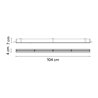 Vibia Line Wall Washer Trim 104 x 4 cm - 3585 ceiling lamp
