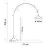 Vibia Out Bolt-down - 4275 Bodenlampe