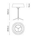Vibia Lily Ø 49 x 63,5 cm - 5720 tafellamp