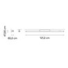 Vibia Spa 121 cm - 5975 applique