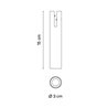 Vibia Bind Downlight Ø 3 cm Narrow - 6500 éclairage sur rail