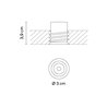 Vibia Bind solo Ø 3 cm Narrow - 6600 Einbauspot