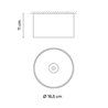 Vibia Bind solo Downlight Ø 18,5 cm Wide - 6702 ceiling lamp