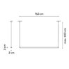 Vibia Sticks solo 152 x 2 x 3 cm - 7360 Hängelampe