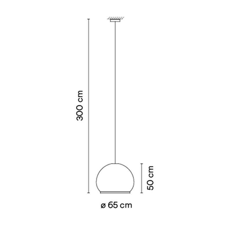 Vibia Knit ø 65 cm x 50 cm - 7475 hanglamp