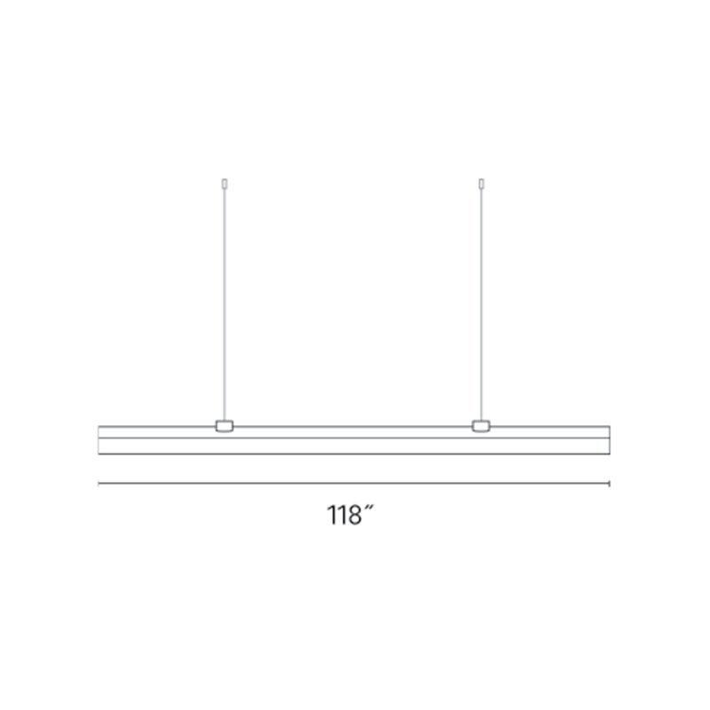 Vibia Bind Pendant Track 9 m x 300cm - A425