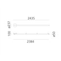 Artemide Alphabet Of Light Linear 240 SEMI-RECESSED Wandlamp