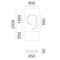 Artemide Alphabet Of Light Wandlamp "9"
