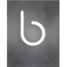 Artemide Alphabet Of Light Applique "b" lowercase