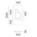 Artemide Alphabet Of Light Wandlamp "B" uppercase