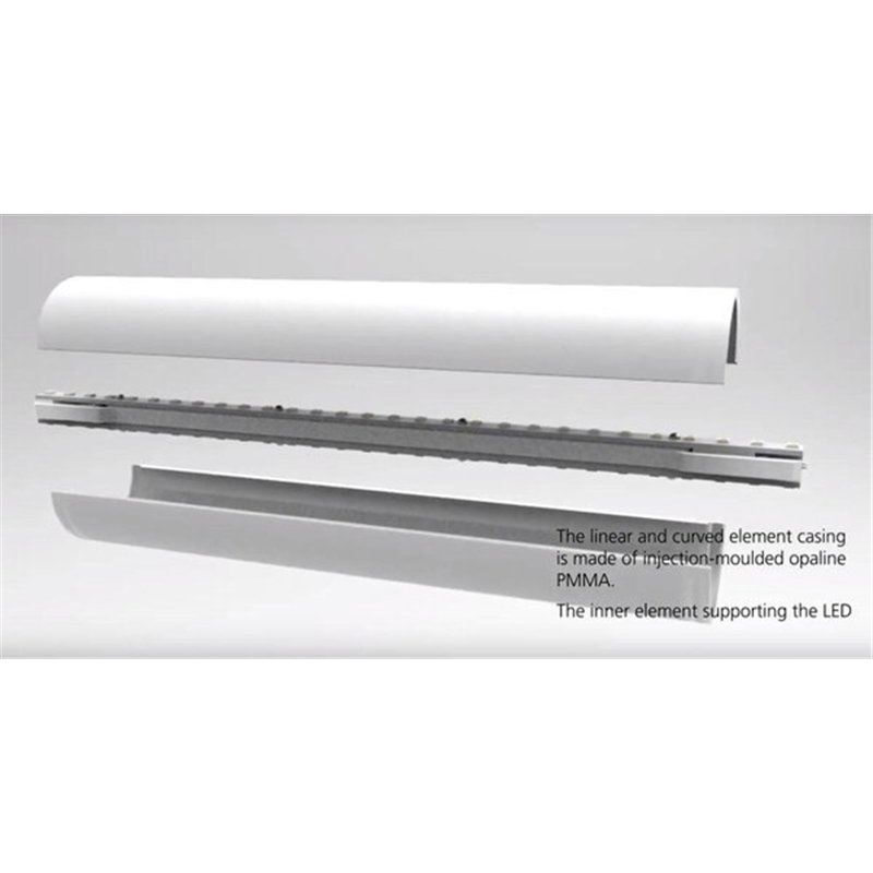 Artemide Alphabet Of Light Wandlamp "c" lowercase