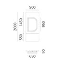 Artemide Alphabet Of Light Wandlamp "D" uppercase