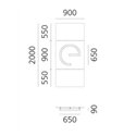 Artemide Alphabet Of Light Wandlamp "e" lowercase