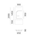 Artemide Alphabet Of Light Wandlamp "E" uppercase