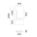 Artemide Alphabet Of Light Wandlamp "L" uppercase
