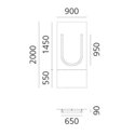Artemide Alphabet Of Light Wandlamp "U" uppercase