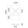 Artemide Alphabet Of Light Applique "X" uppercase