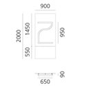 Artemide Alphabet Of Light Wandlamp "Z" uppercase