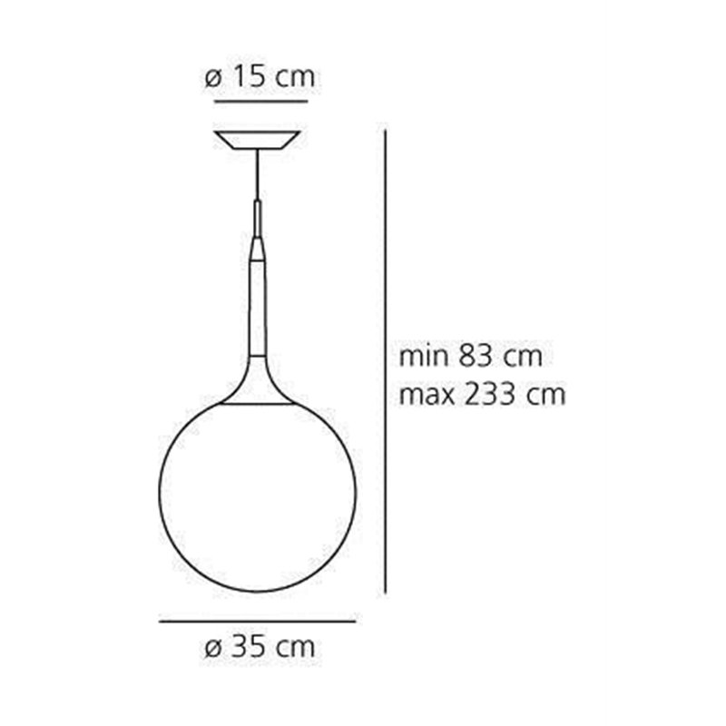 Artemide Castore 35 Lampe à Suspension