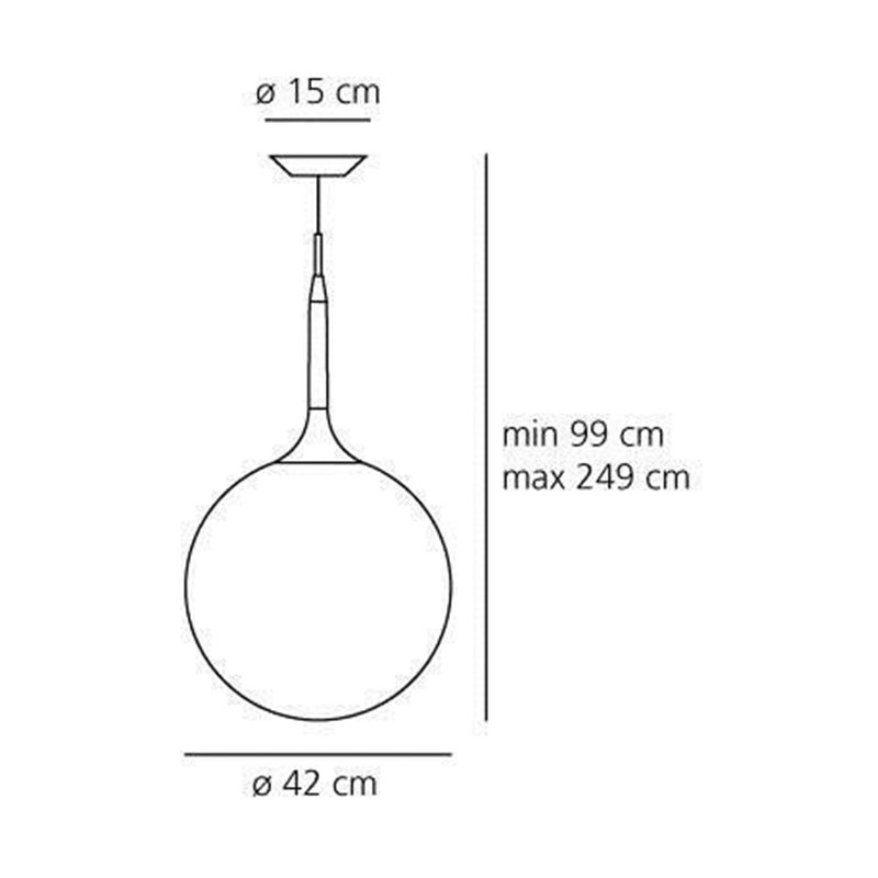 Artemide Castore 42 Hanglamp