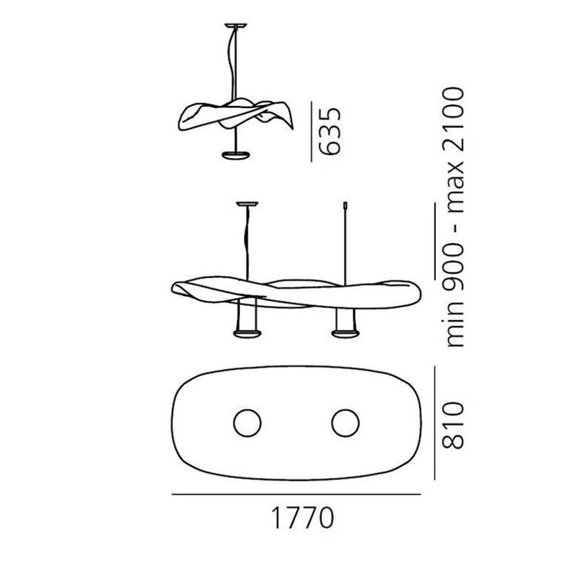 Artemide Cosmic Angel suspended lamp