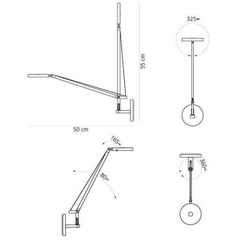 Artemide Demetra Micro Wandlamp