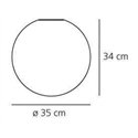 Artemide Dioscuri 35 Wandlamp / Plafondlamp