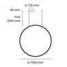Artemide Discovery Vertical 100 RGBW Lampe à Suspension