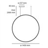 Artemide Discovery Vertical 140 suspended lamp