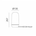 Artemide Gople Plug Tafellamp