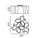 Artemide Logico Mini Plafondlamp 3x120°