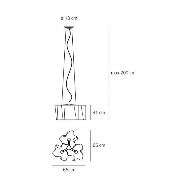 Artemide Logico Lampe à Suspension 3x120°