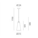 Artemide Look At Me 21 Hanglamp