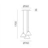 Artemide Look At Me 35 Lampe à Suspension 3st