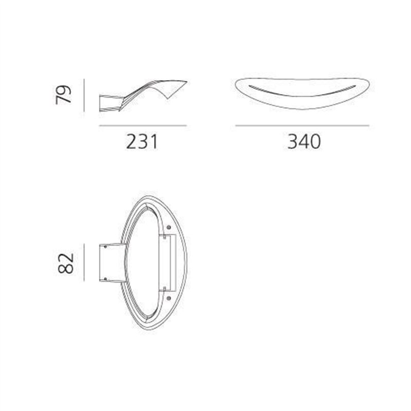 Artemide Mesmeri Led Wall lamp