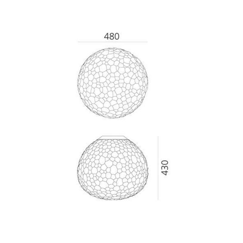 Artemide Meteorite 48 Plafondlamp